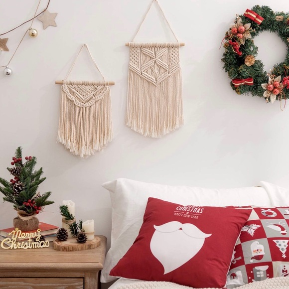 NWT Boho Handmade Macrame Cotton Wall Hangings - Picture 2 of 4